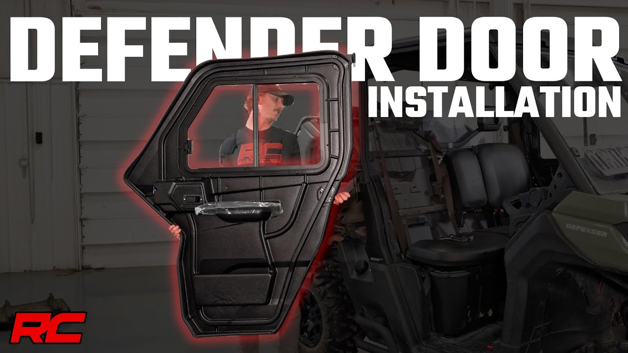 Can-am Defender 5/HD 7/HD 8/HD 9/HD Door Installation
