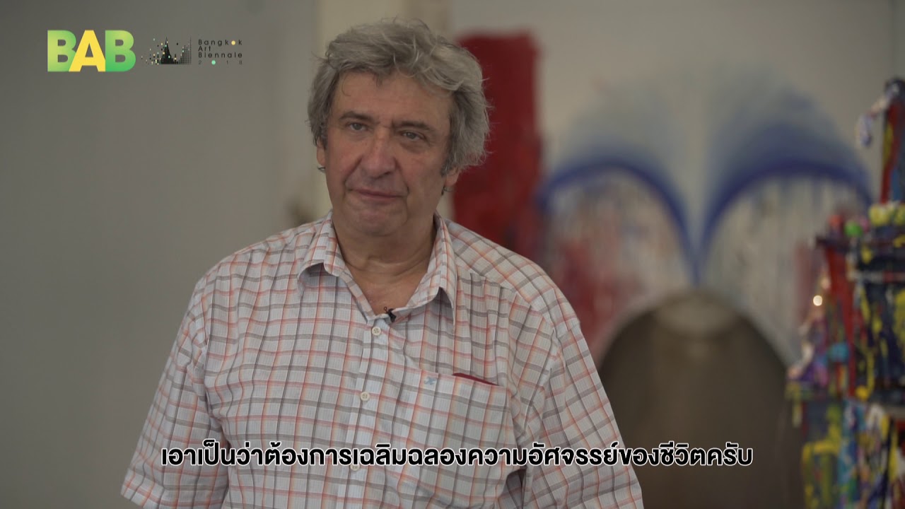 Bangkok Art Biennale Interview Andrew Stahl exhibiting artist.