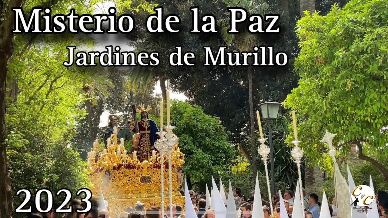 Señor de la Victoria (La Paz) por los Jardines de Murillo 2023 | Santo Entierro Grande