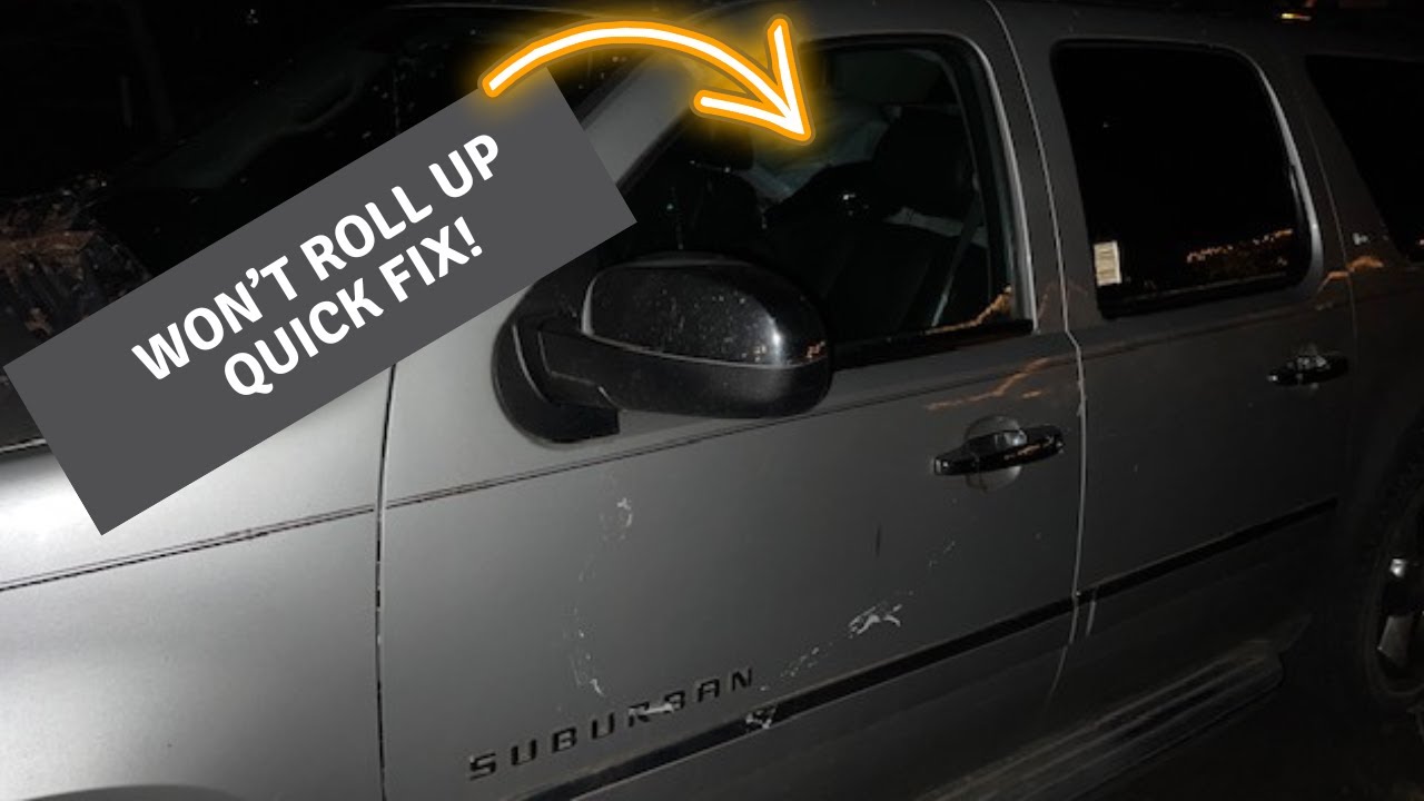 Chevy Suburban window won't roll up (Quick Fix)