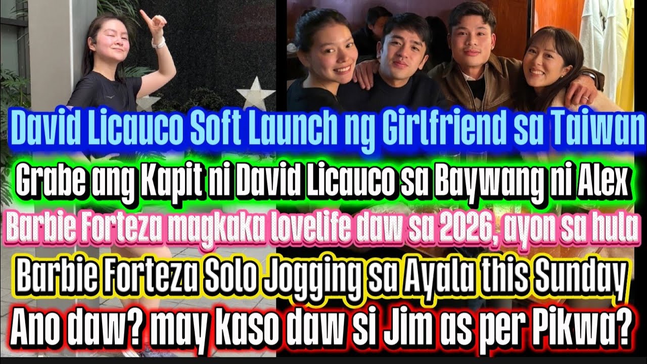 David Licauco Soft Launch ng Girlfriend na si Alex Manalang sa Taiwan? 🇹🇼 Grabe ang akbayan 😲😍♥️