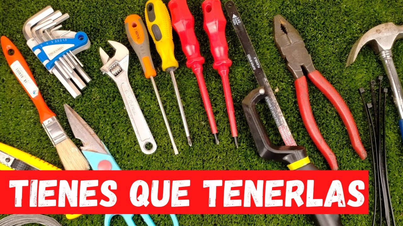 TIENES que TENER estas HERRAMIENTAS en CASA SI QUIERES hacer TUS PROPIAS REPARACIONES