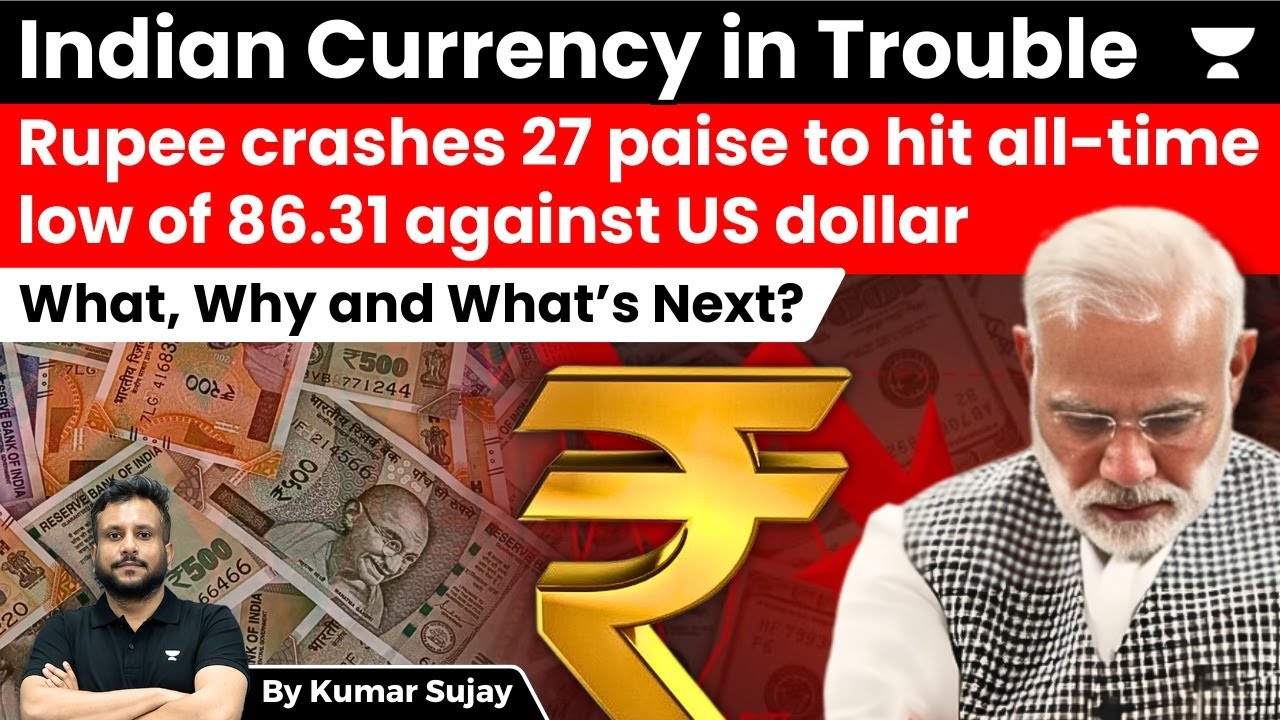 Why Indian Rupee is on a persistent decline against Dollar?