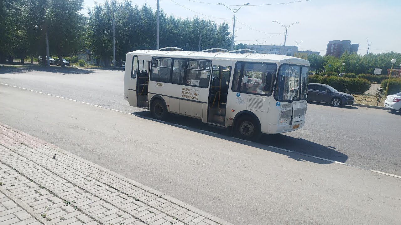 Автобус №12 (Каменск-Уральский). ЖД Вокзал - д. Новый Завод