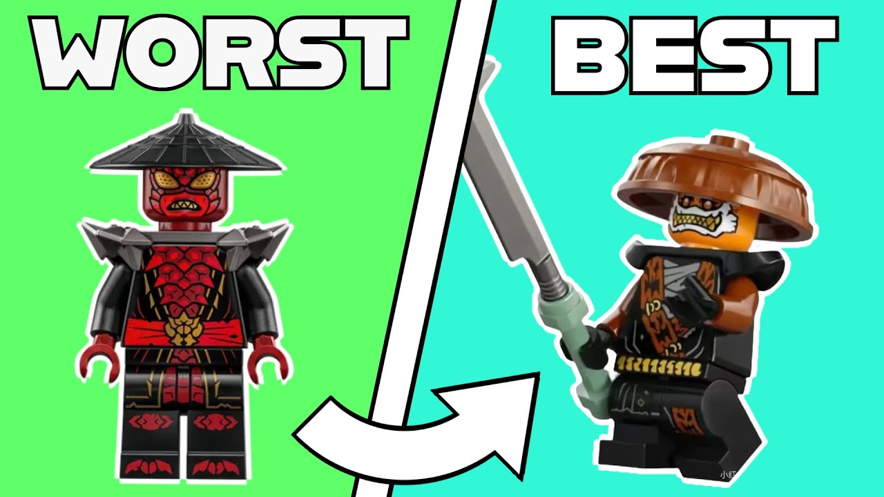 RANKING EVERY NEW Forbidden Five Ninjago MINIFIGURE!