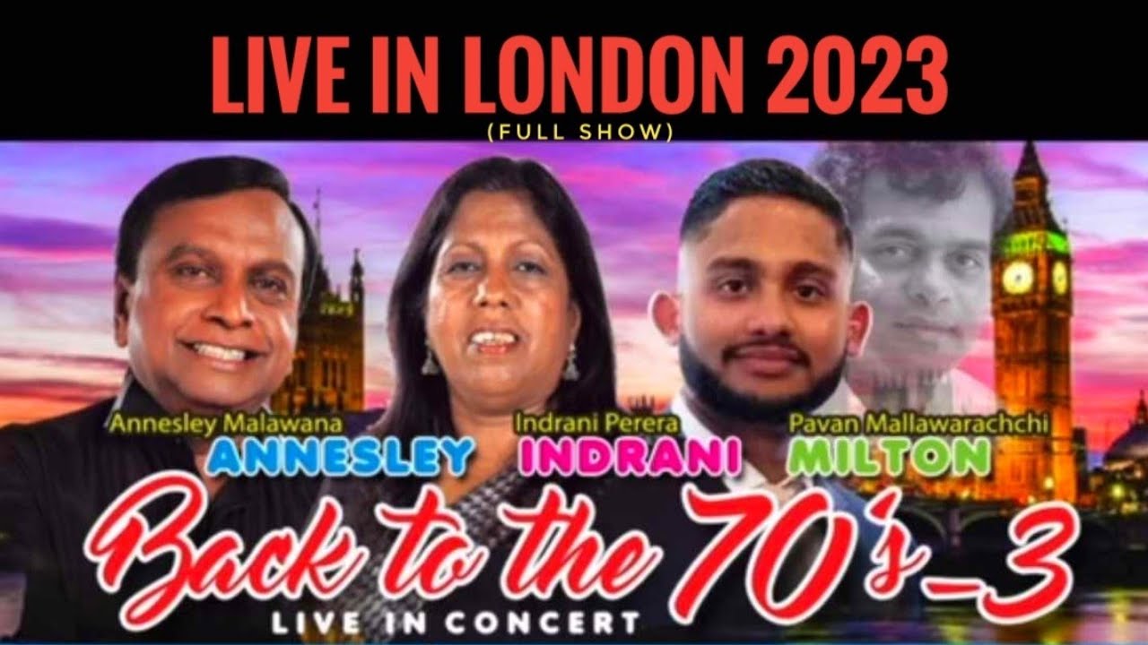 Back to the 70's Stars Live in London Concert 2023