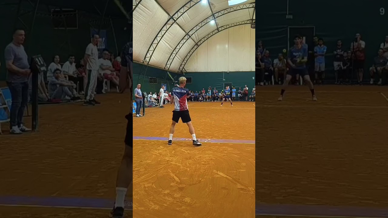 The final match of  World Championships 2025 #crossminton : D. KNOFL&Iacute;ČEK 🇨🇿 - G. COIFFAR 🇫🇷 #sports
