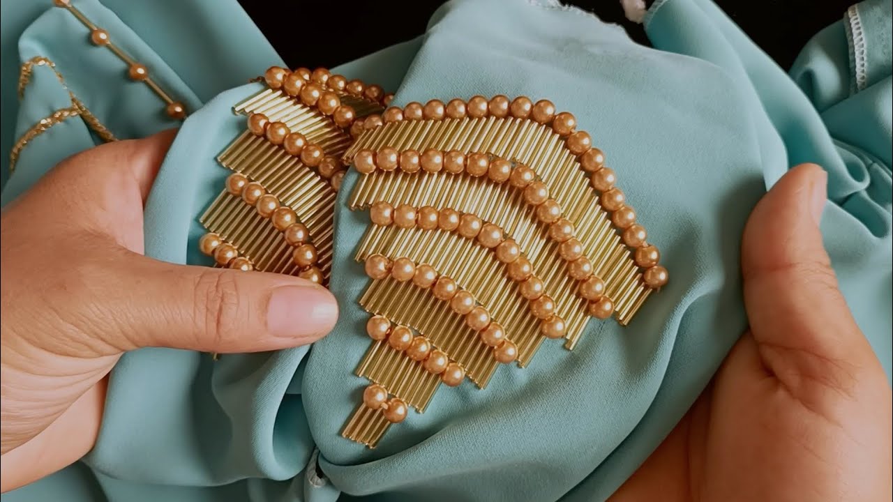 تخدميها وخا معمرك هزيتي الإبرةفي حياتك رشمة ساهلة  بالعقيق طويل والجوهر☑️