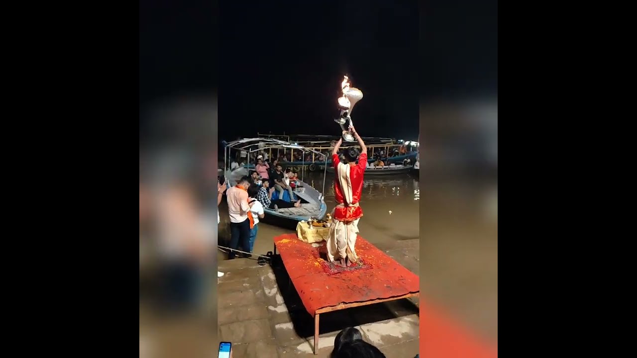 Video #1 banaras ganga arti  aug 2022 | @pratapby_ |  #love #shorts #bhajan #bhakti