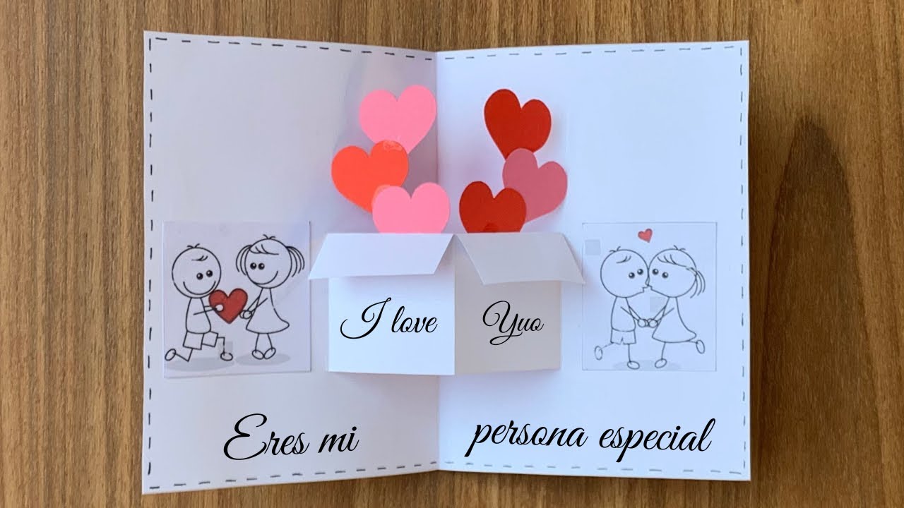 Kartka z wyskakującym sercem ❤️ | Kartka miłosna DIY dla mojej wyjątkowej osoby #diy