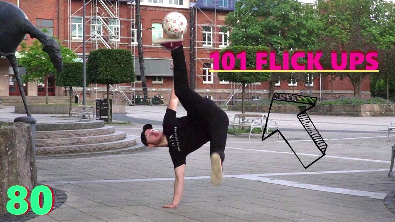 101 WAYS TO FLICK UP A FOOTBALL!