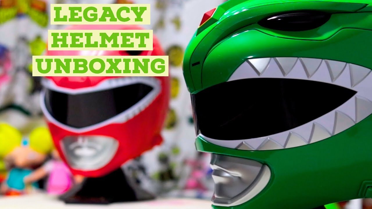 Green Ranger Legacy Helmet Comparison And Unboxing