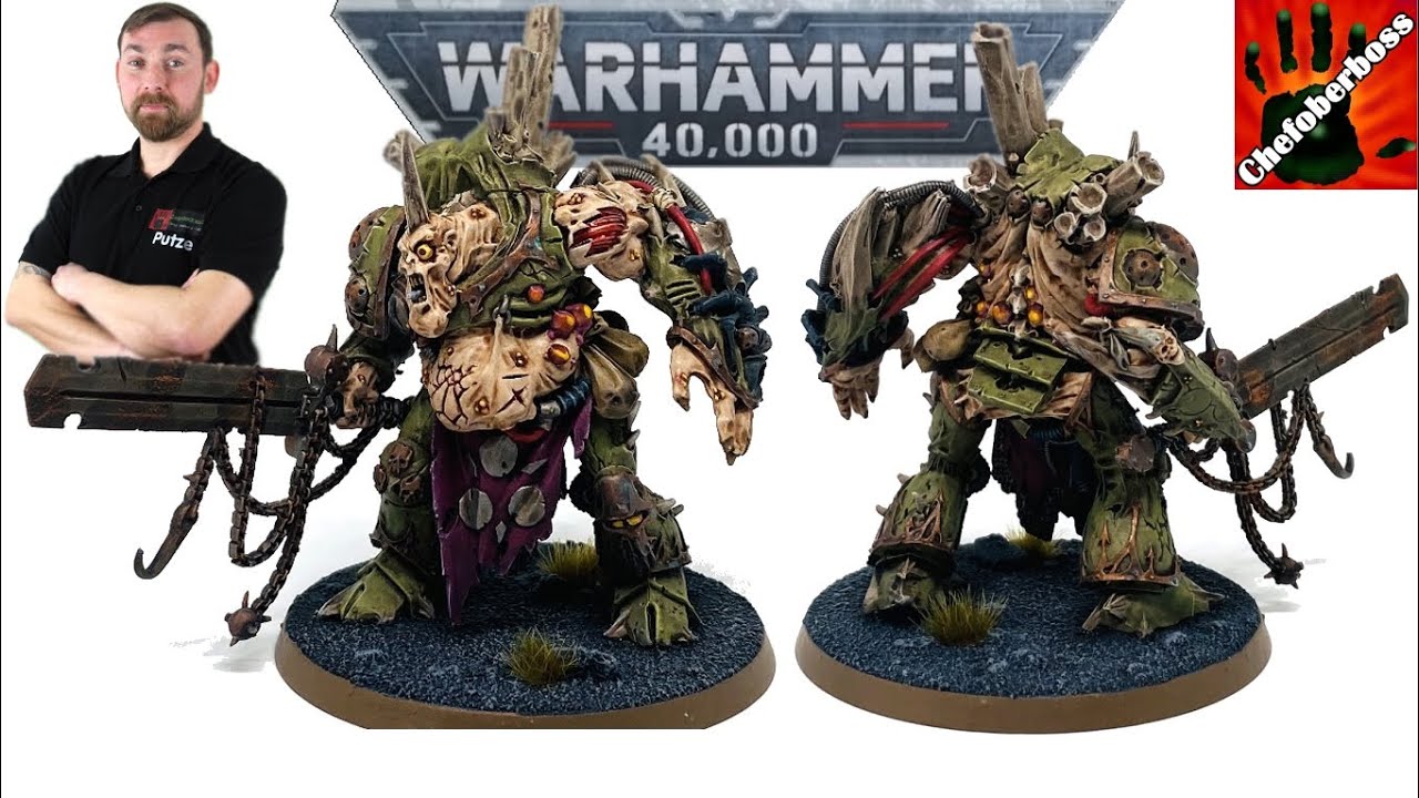 Wie bemalt man einen Dämonenprinz des Nurgle für Warhammer 40K von Games Workshop - Bemal Tutorial