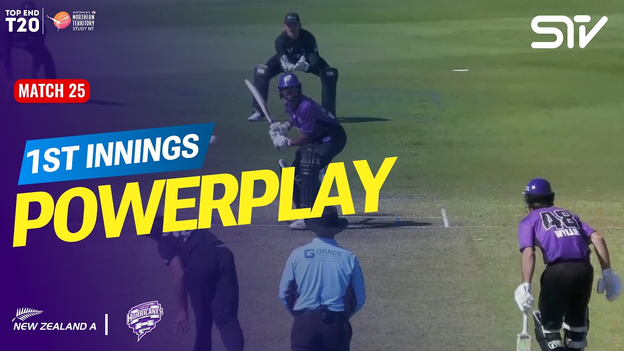 Hobart Hurricanes Powerplay | New Zealand A vs Hurricanes | Top End T20 2026 | Match 25 | ZP1H