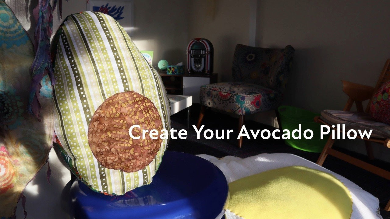 How to Make an Avocado Pillow | Soft Sculpture Sewing Project