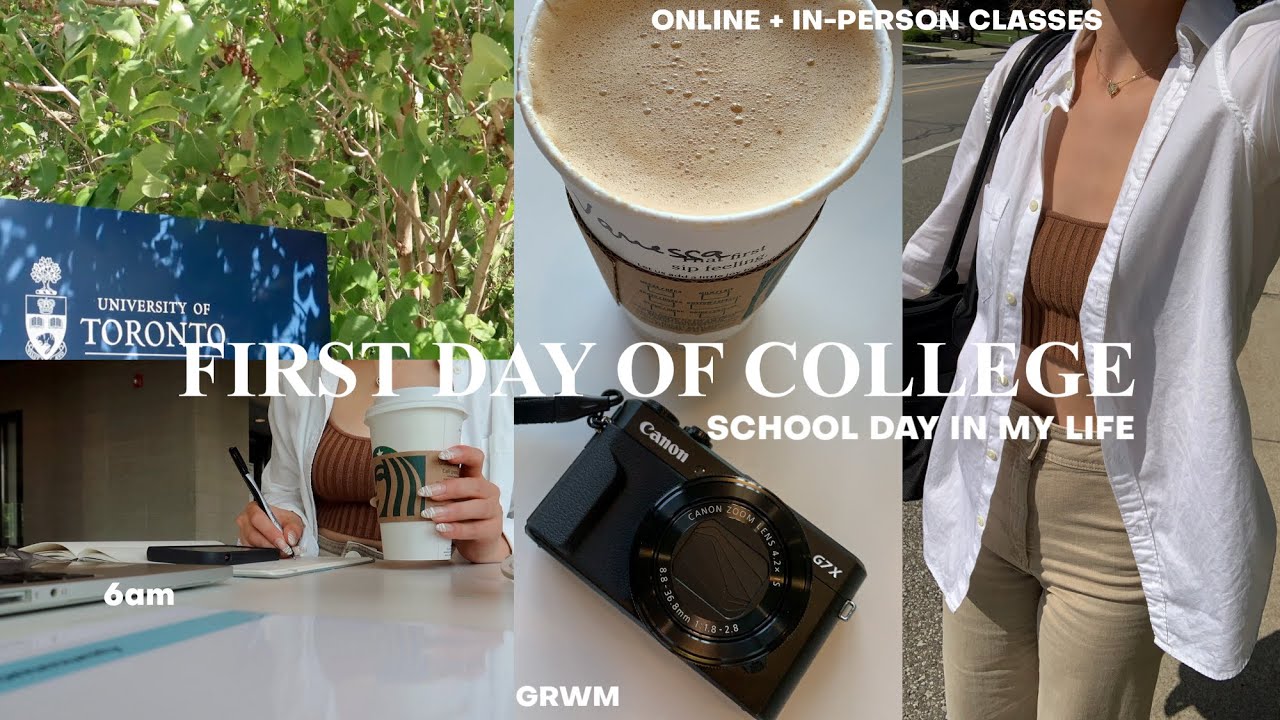 FIRST DAY OF UNI: 6am day in my life, grwm, classes (vlog)