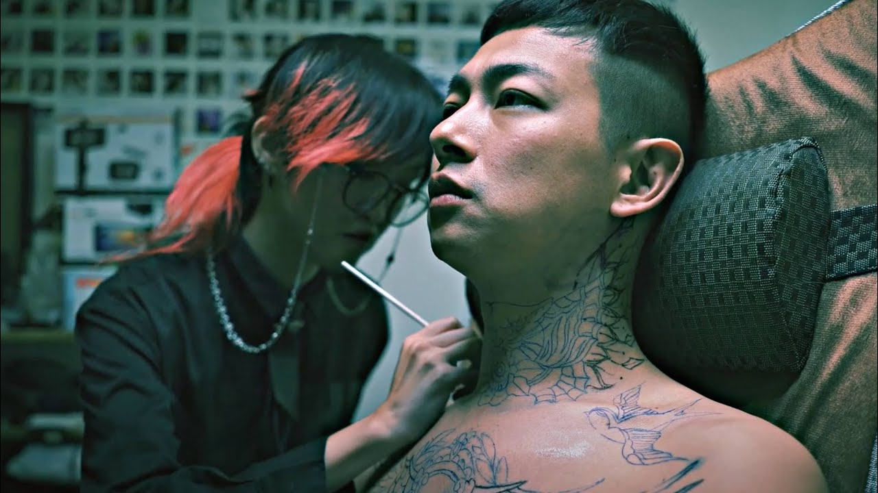Oscar Leung 梁競徽 Make up Tattoo BTS for the Infernal Walker 無間行者之生死潛行