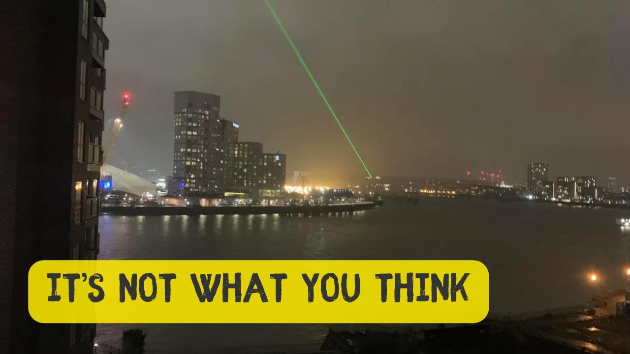 What Are These Laser Beams Shooting From the Sky?