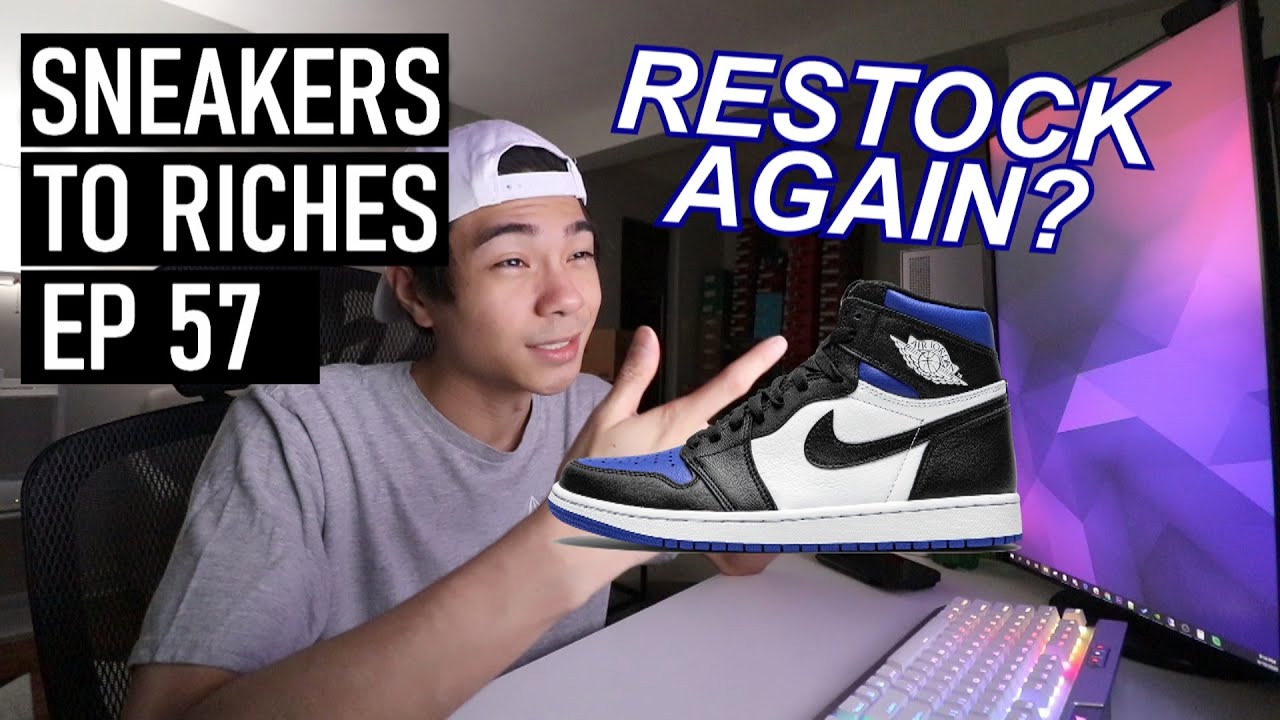 Ep 57 - AJ1 Royal Toe RESTOCK! Reselling Vlog 2020 - SNEAKERS TO RICHES