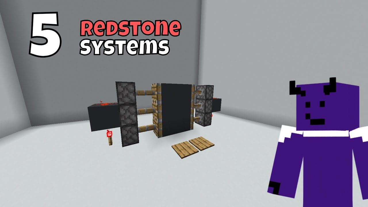 5 Simple and Useful Redstone Systems