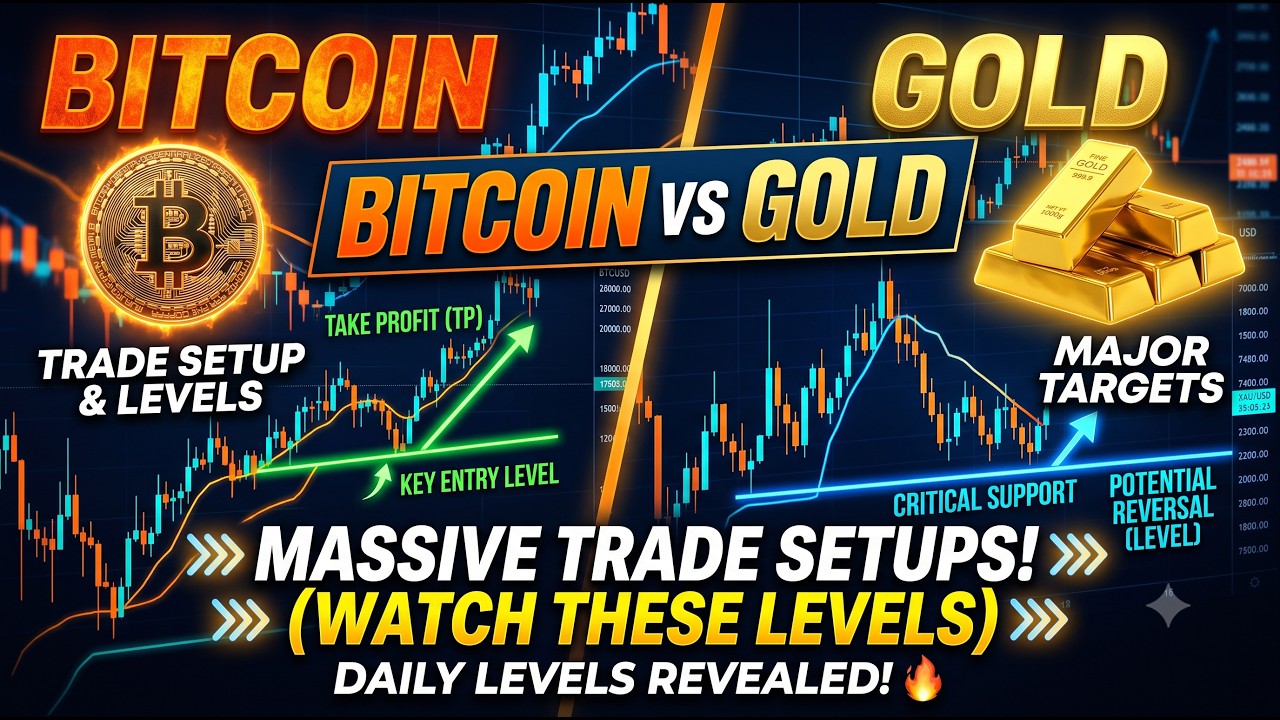 Don&rsquo;t Trade Bitcoin or Gold Until You See These Support & Resistance Levels
