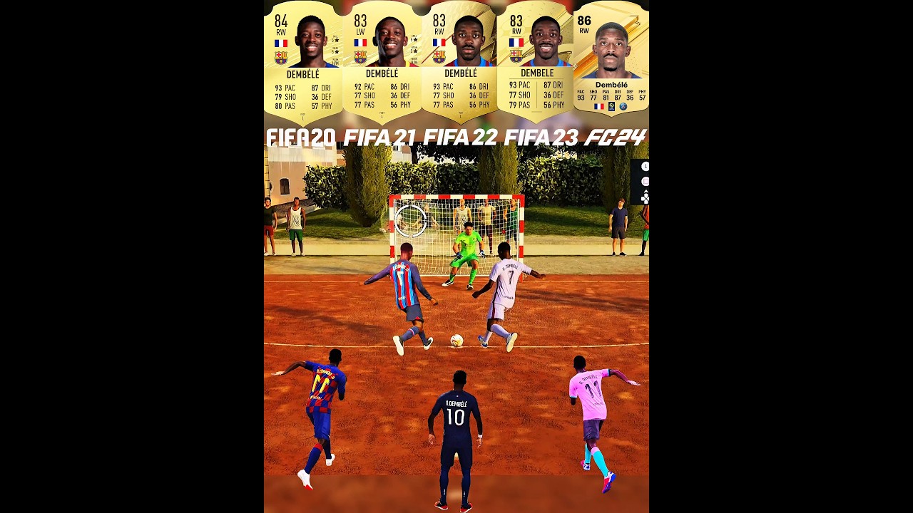 Ousmane Dembele Penalty Kicks Evolution In Volta Football Every FIFA √ From FIFA 20 - FC 24 
