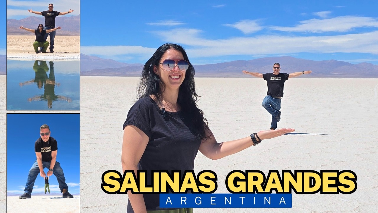 DESERTO DE SAL NA ARGENTINA - SALINAS GRANDES