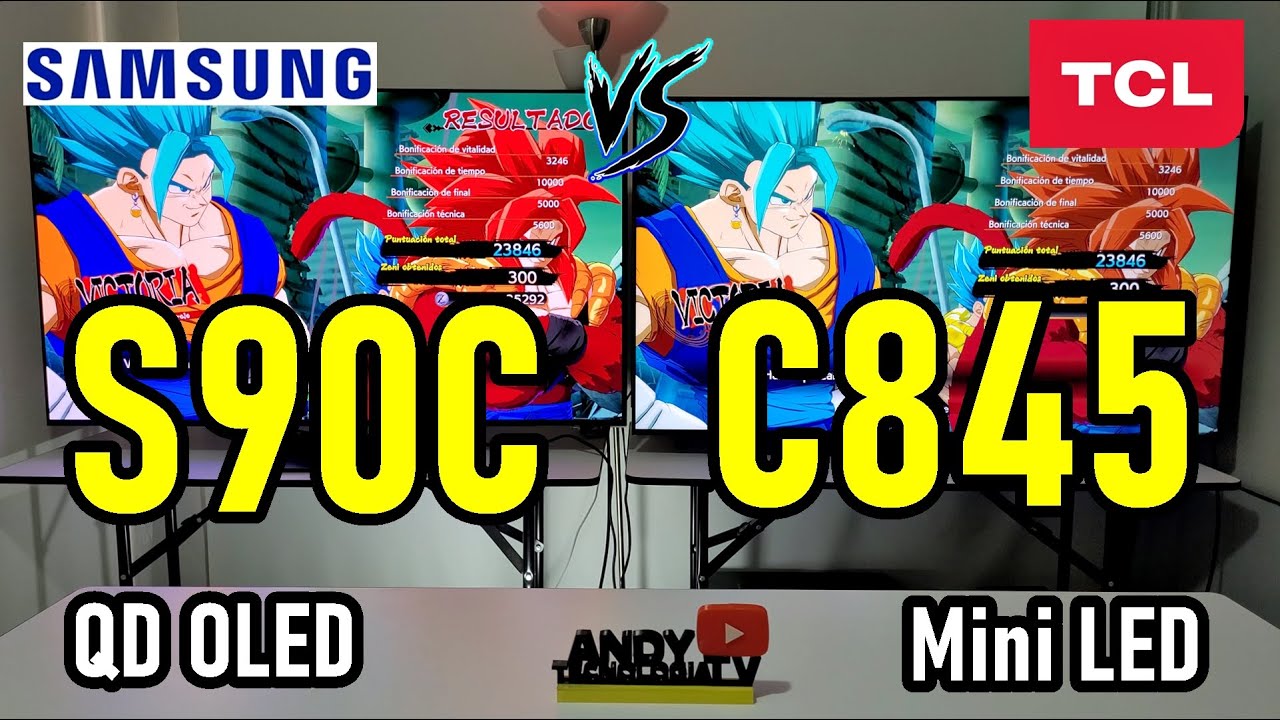 SAMSUNG S90C vs TCL C845 / QD OLED vs Mini LED / 144Hz 4K VRR Freesync VRR GSync