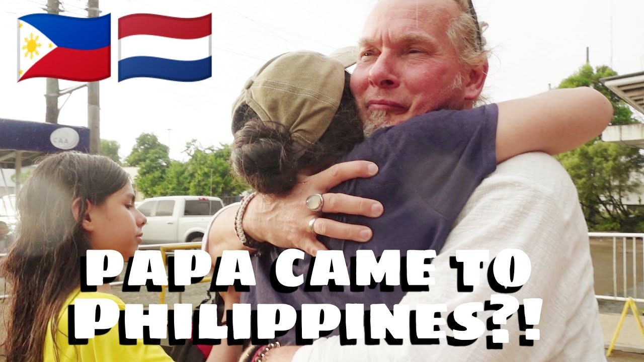 🇵🇭 Papa Emotional Arrival Philippines | Business Class China Airlines 👨‍👩‍👧‍👦 RodVivKids Family Vlog