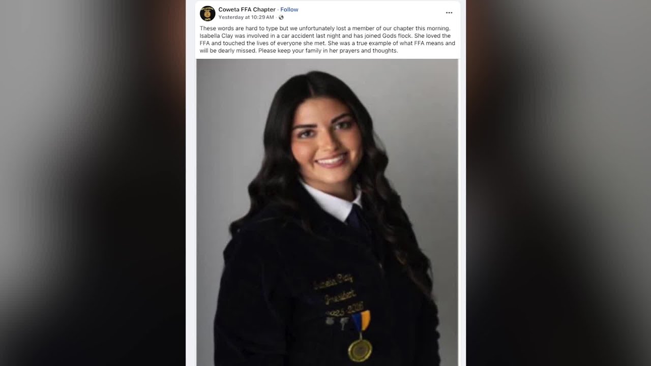 Coweta AG teacher remembers student killed in Muskogee County crash