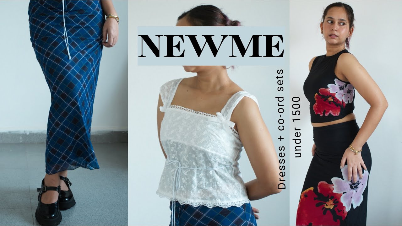 NEWME Haul | Try-on Partywear Dresses Haul - Newme Asia Dresses, Tops & More