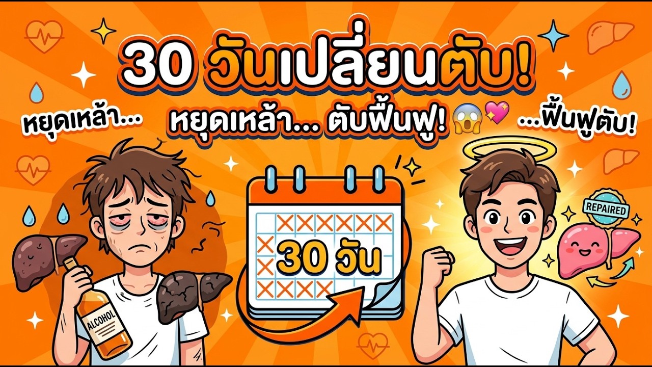 ตับของคุณจะเป็นอย่างไร 30 วัน หลัง หยุดแอลกอฮอล์