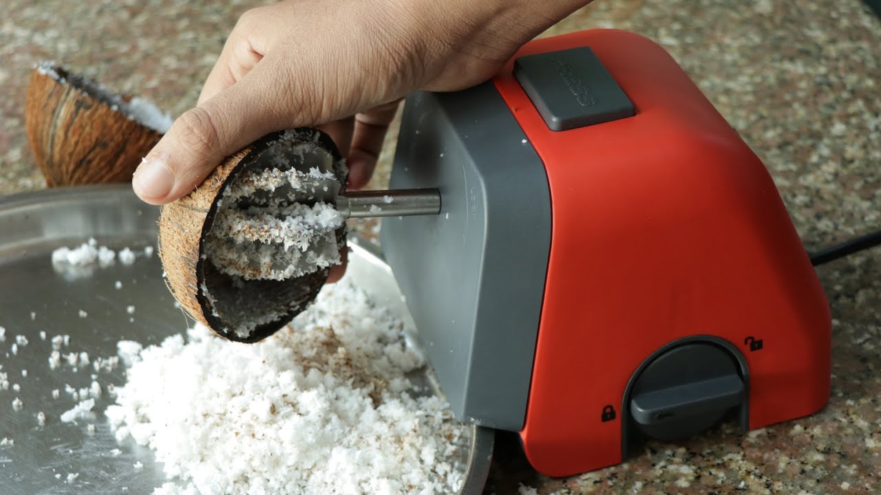 Coconut Scraping Made Easy [Hindi Video] 
