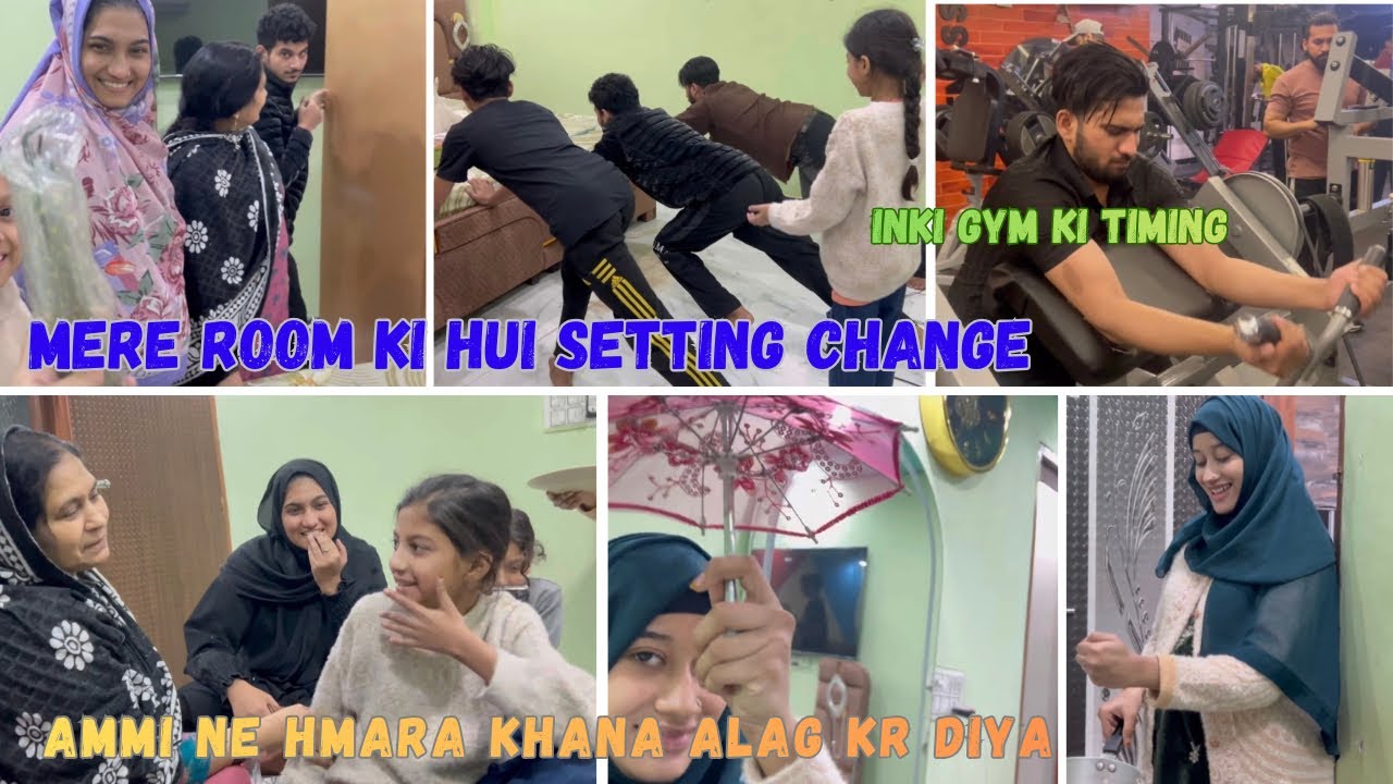 Ammi Ne Khana Alag Kar Diya 😱 | Room Setting Change Me Adil Gir Gaya 😂