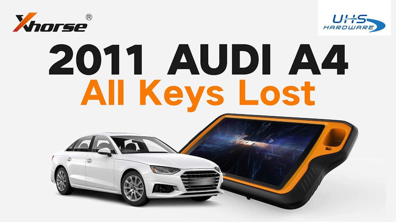 2011 Audi A4 Key Programming - AKL VIA OBD w/ Xhorse VVDI Key Tool Plus