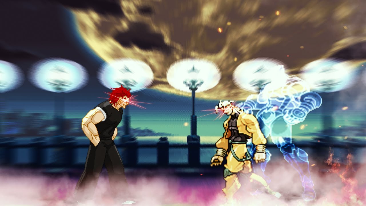 Yujiro Hanma vs Destiny Dio Brando. Part 1. Baki the Grappler vs Jojo's Bizarre. Anime MUGEN