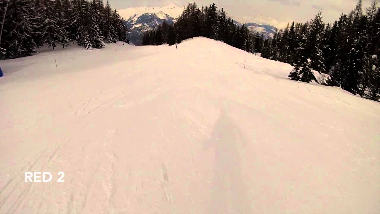 Pila Ski Run Red 2