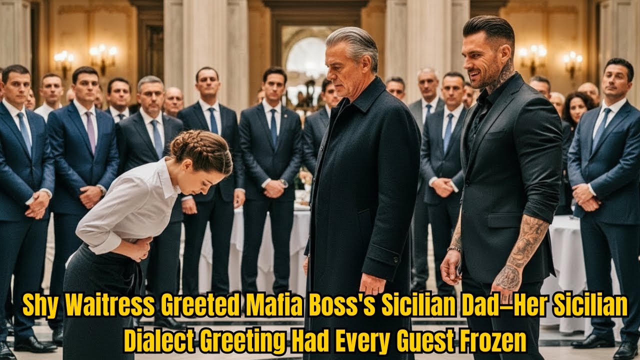 Shy Waitress Greeted Mafia Boss's Sicilian Dad—Her Sicilian Dialect Greeting Had Every Guest Frozen