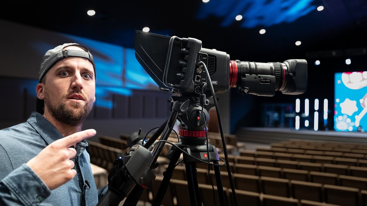 Моя идеальная система слежения DREAM для церквей (Blackmagic Studio 6k с Canon Cine-Servo)