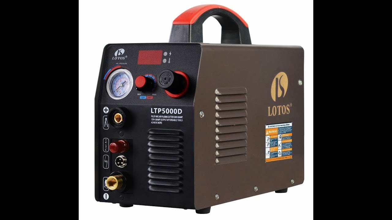 Lotos LTP5000D Plasma Cutter Pilot Arc Unboxing & Setup
