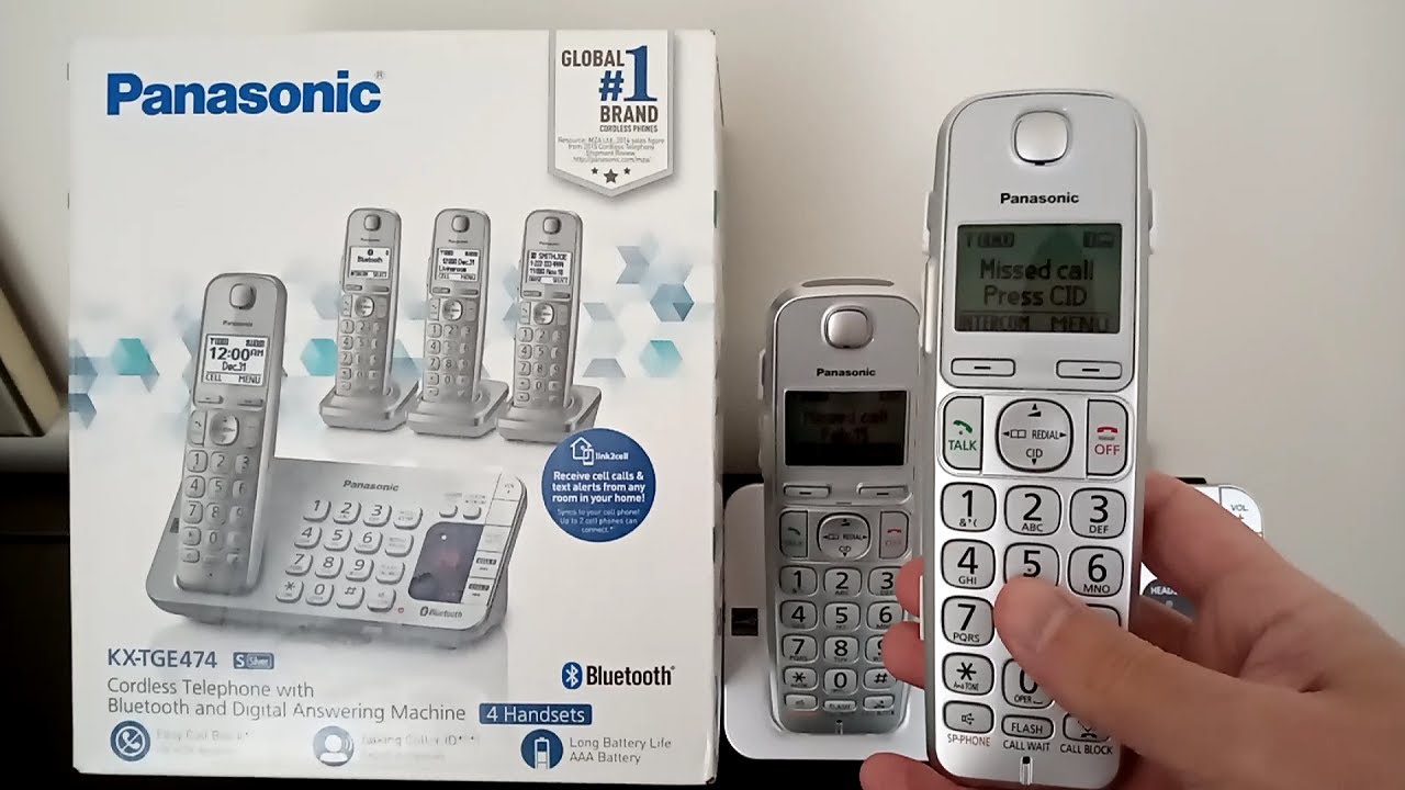 Беспроводной телефон с разъемом для гарнитуры: обзор Panasonic KX-TGE474S