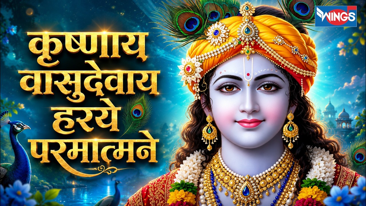 कृष्णाय वासुदेवाय हरये परमात्मने | Krishnaya Vasudevaya | Krishna Mantra 108 Time | Krishna Bhajan