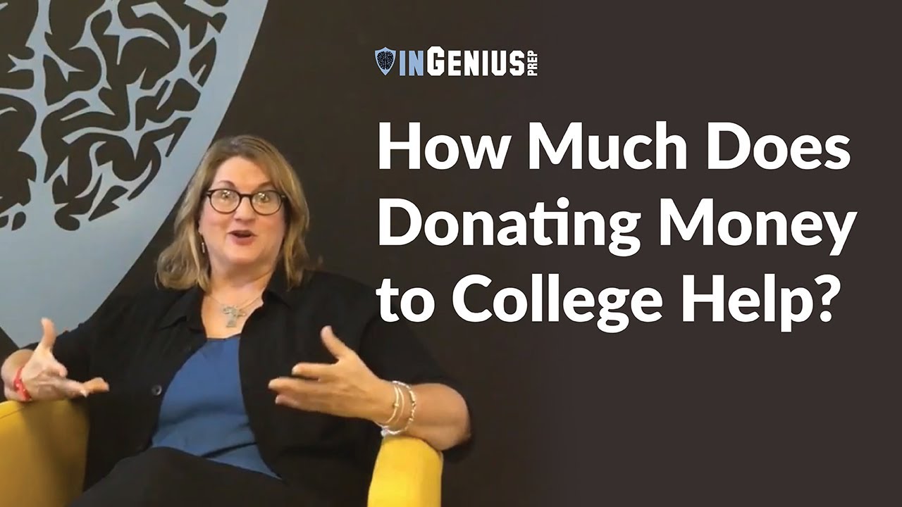 Donating Money to Colleges: How Much Does it Help?