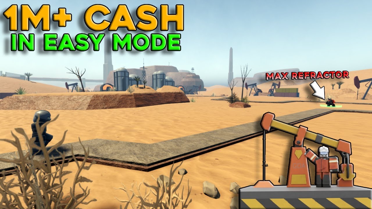 Breaking EASY MODE with OIL || ROBLOX TDX