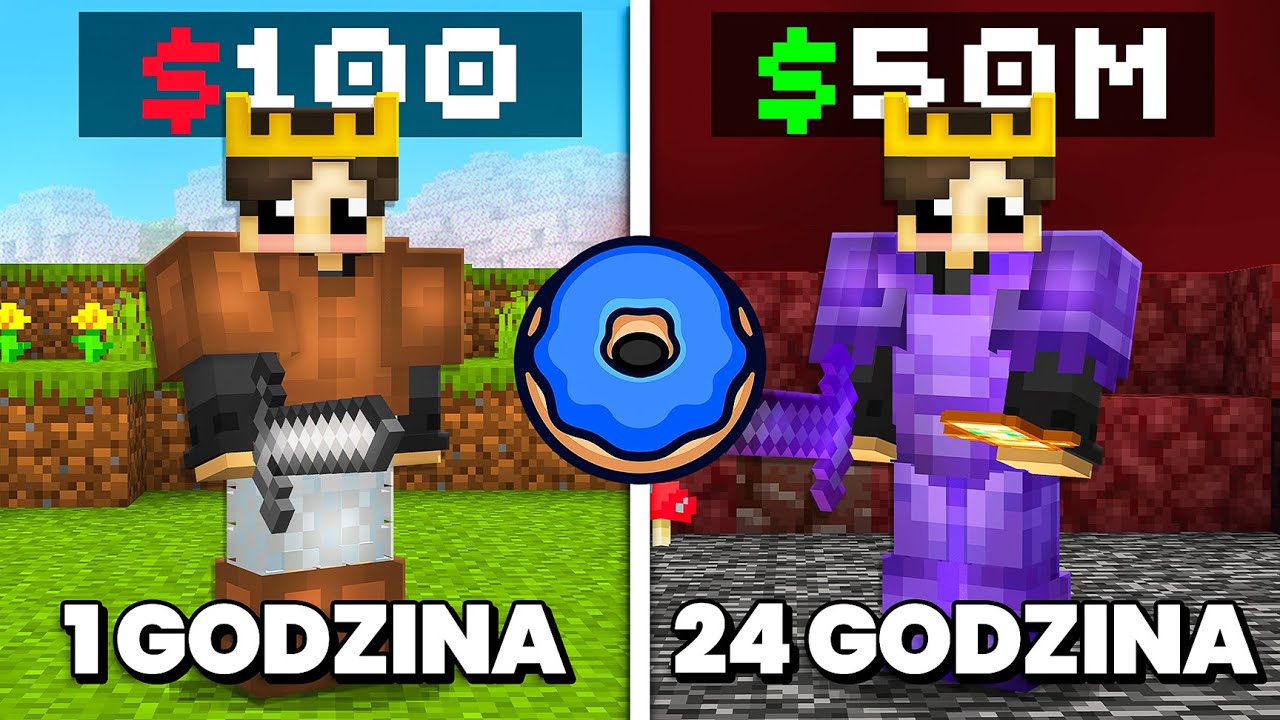 Przeżyłem 24H na DONUT SMP...