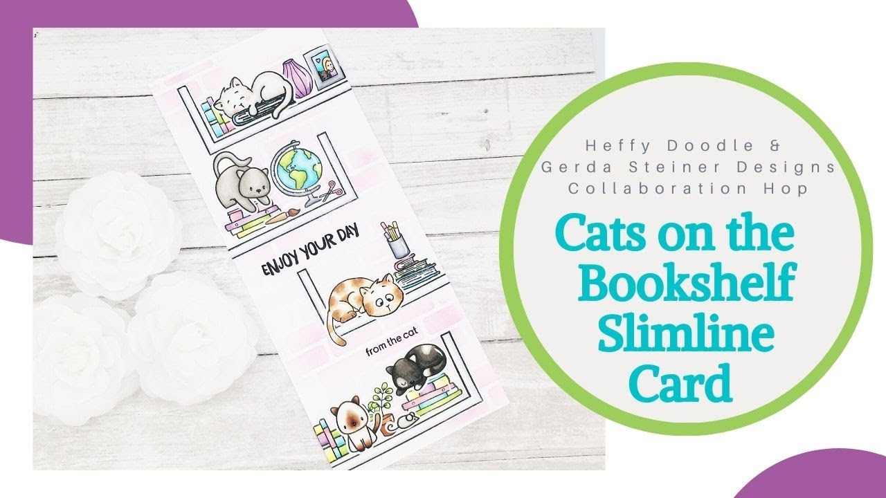 Use Stencils to Create Subtle Backgrounds for Busy Scene Cards | Heffy Doodle and Gerda Steiner Hop