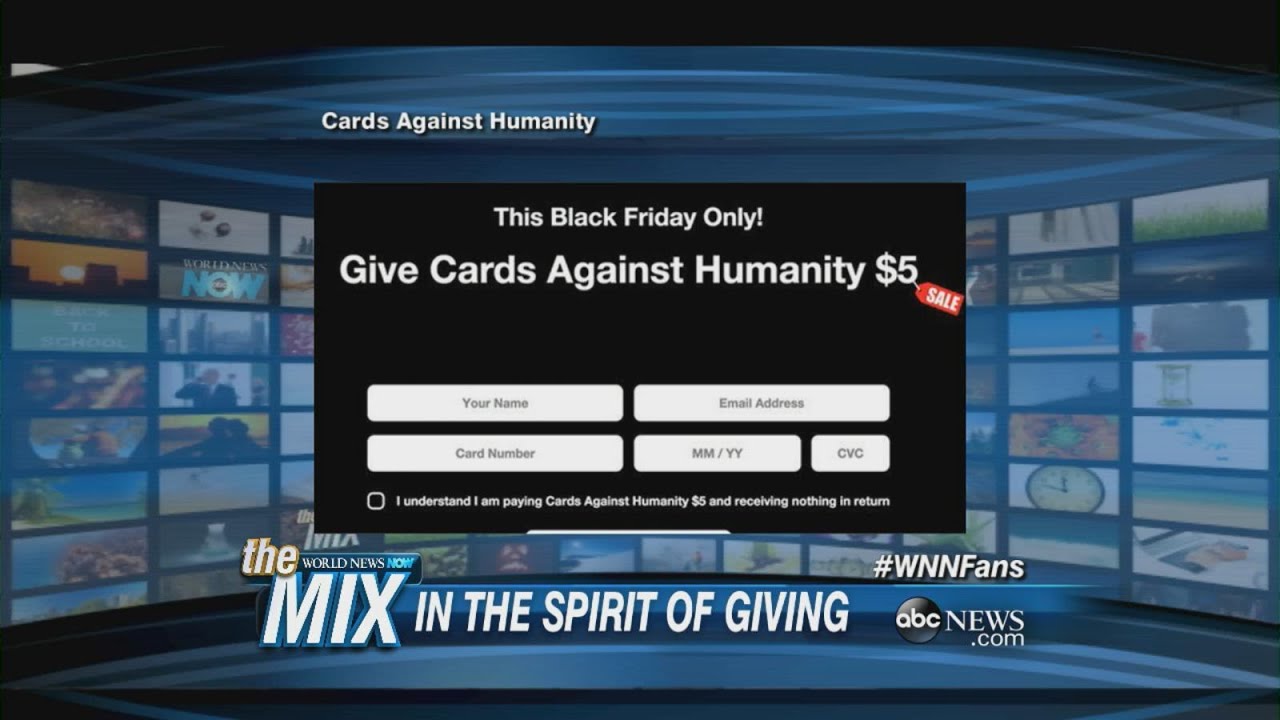 “Cards Against Humanity” Has a Profitable Black Friday | ABC News