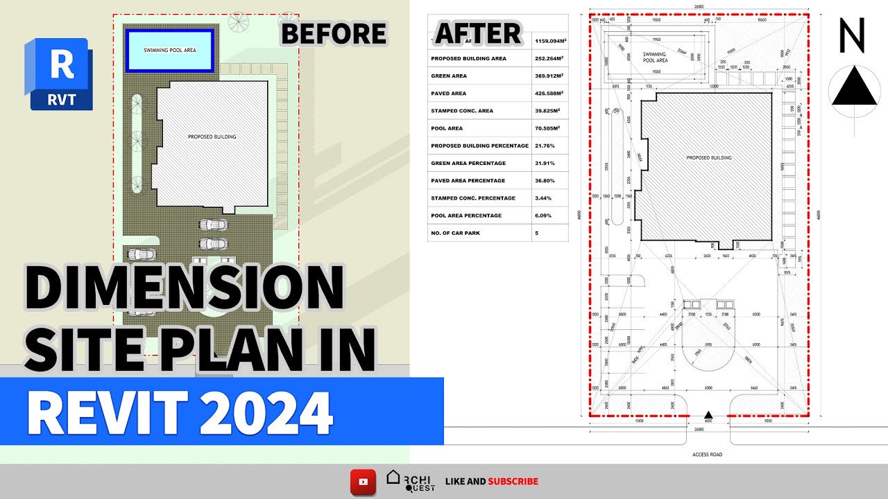 Размерный план участка в Revit (эпизод 2)