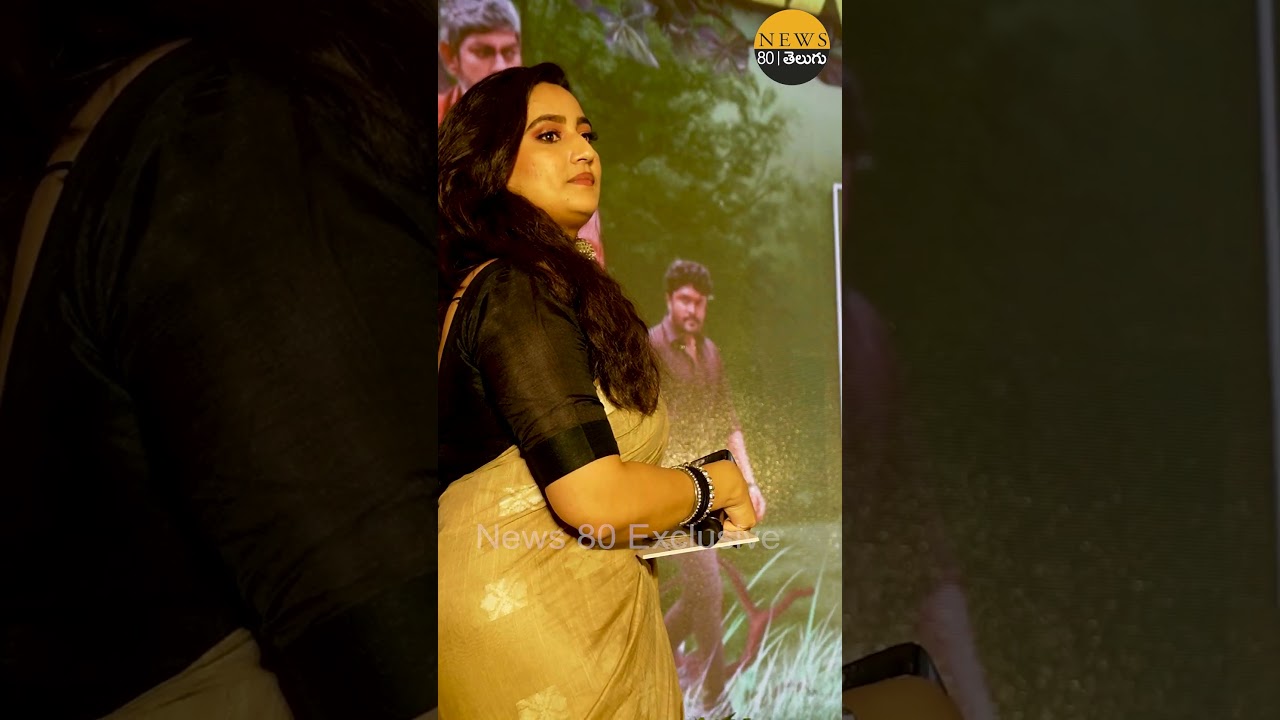 Anchor Manjusha Latest Video | Simba Movie Event | Anchor Manjusha | @News80telugudigital