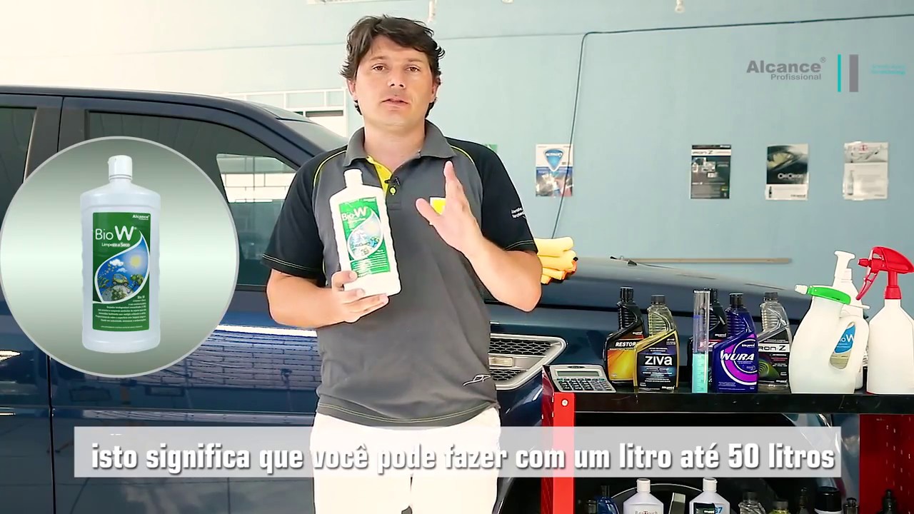 Brilhoso.com.br - Bio W Lavagem A Seco Concentrado 1 Litro Até 1:50 - Alcance